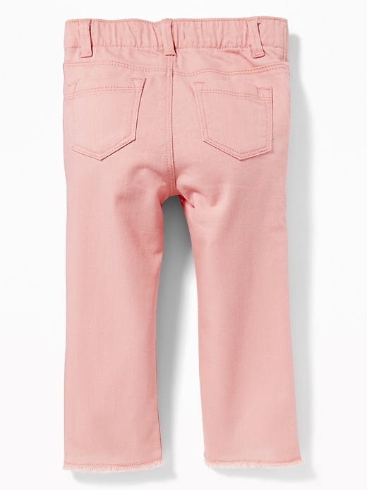View large product image 2 of 2. Distressed Pop-Color Jeans for Toddler Girls