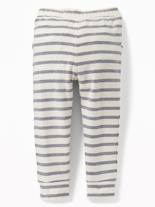View large product image 2 of 2. Striped French-Terry Joggers for Toddler Girls
