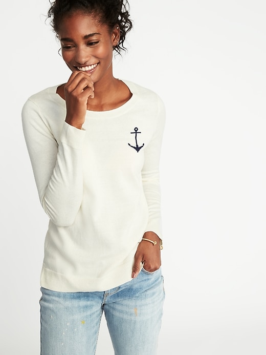Classic CrewNeck Sweater for Women Old Navy