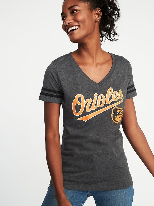 View large product image 1 of 1. MLB&#174 Team V-Neck Tee for Women