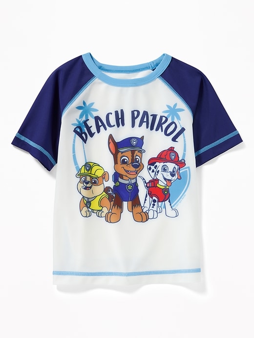 View large product image 1 of 2. Paw Patrol&#153 "Beach Patrol" Rashguard for Toddler Boys