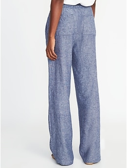 Old navy chambray hot sale pants