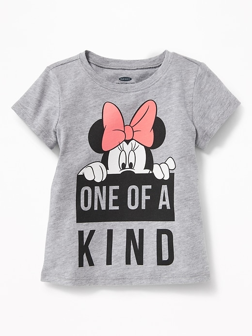 View large product image 1 of 2. Disney&#169 Minnie Mouse "One of A Kind" Tee for Toddler Girls