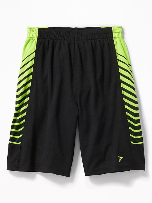 View large product image 1 of 3. Go-Dry Side-Panel Mesh Performance Shorts For Boys