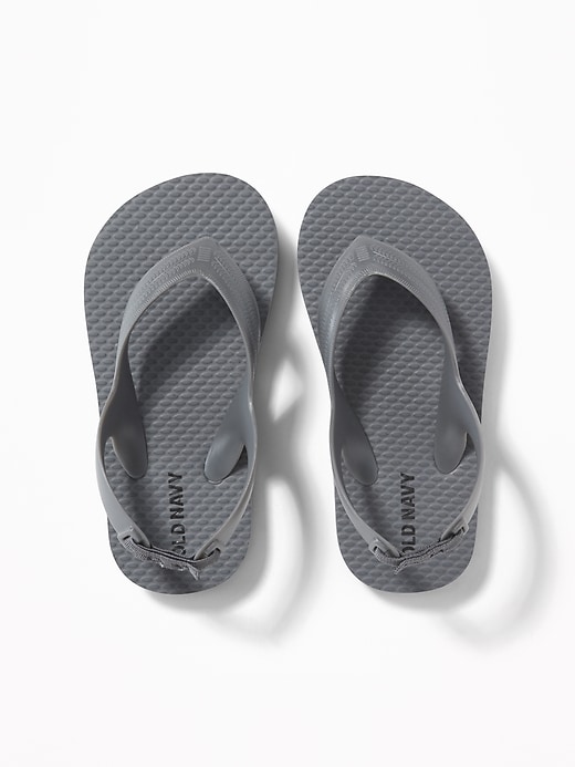 View large product image 1 of 1. Solid Flip-Flops for Toddler Boys