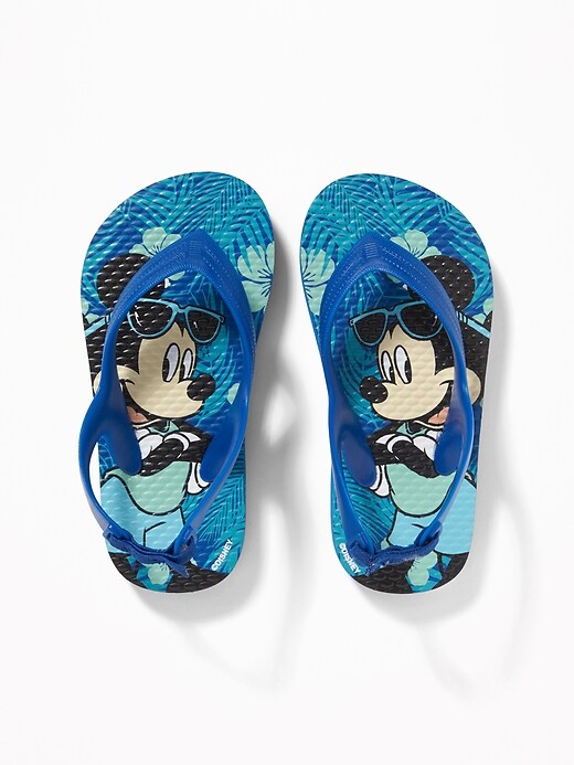 View large product image 1 of 1. Disney&#169 Mickey Mouse Flip-Flops for Toddler Boys