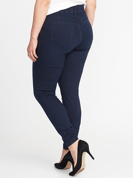 Image number 2 showing, High-Rise Secret-Slim Pockets + Waistband Plus-Size Rockstar Jeans
