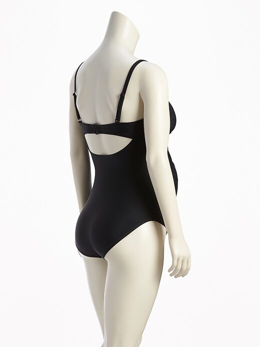 View large product image 2 of 3. Maternity Bandeau Swimsuit