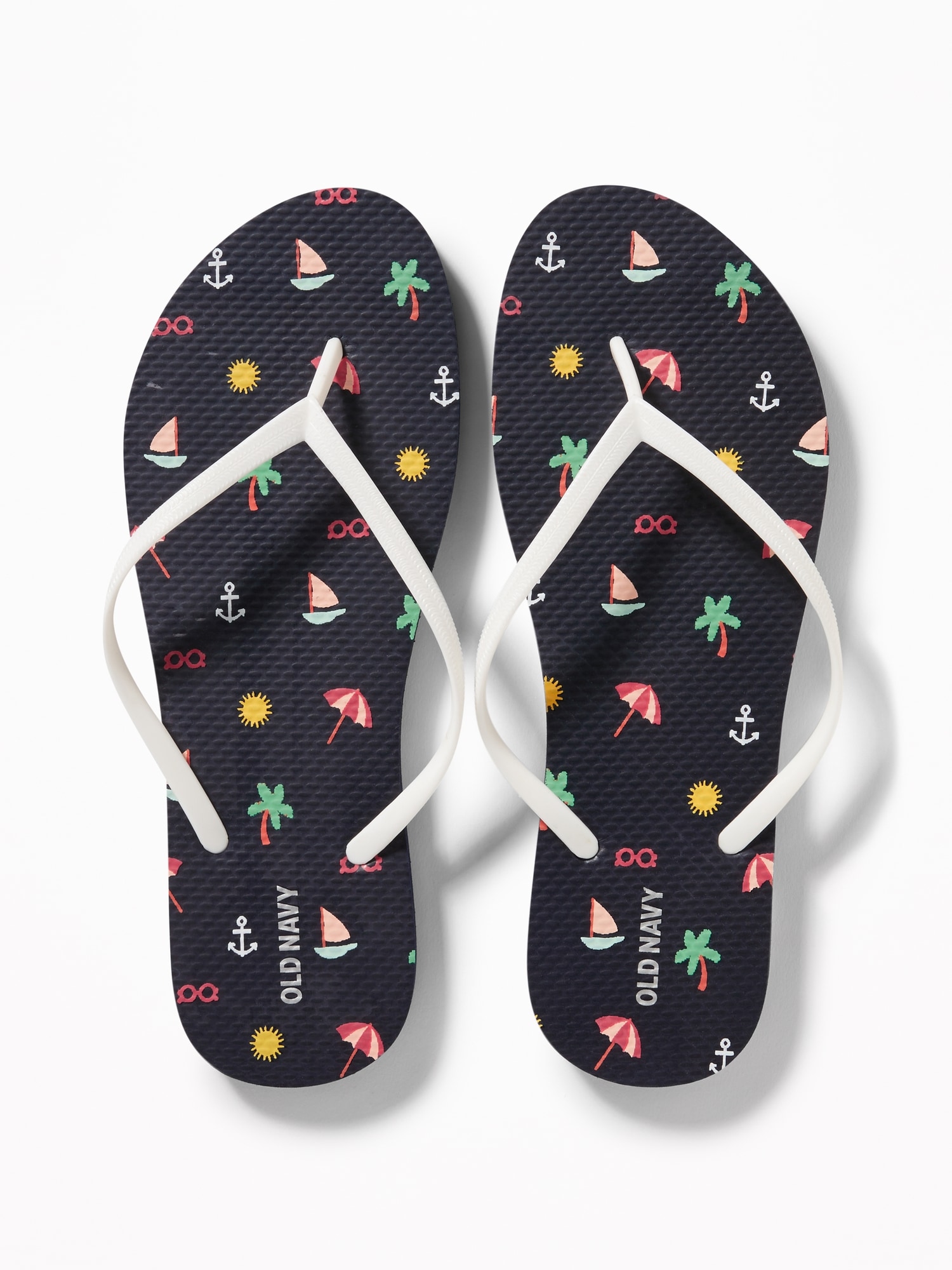 Patterned Flip-Flops For Women | Old Navy