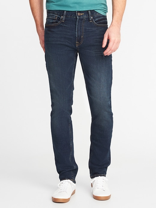 View large product image 1 of 1. Slim Built-In Flex All-Temp Jeans