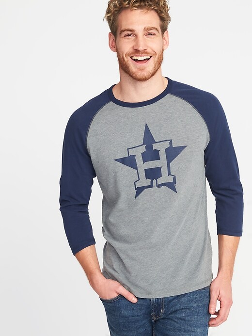 View large product image 1 of 1. MLB&#174 Team Raglan-Sleeve Tee for Men