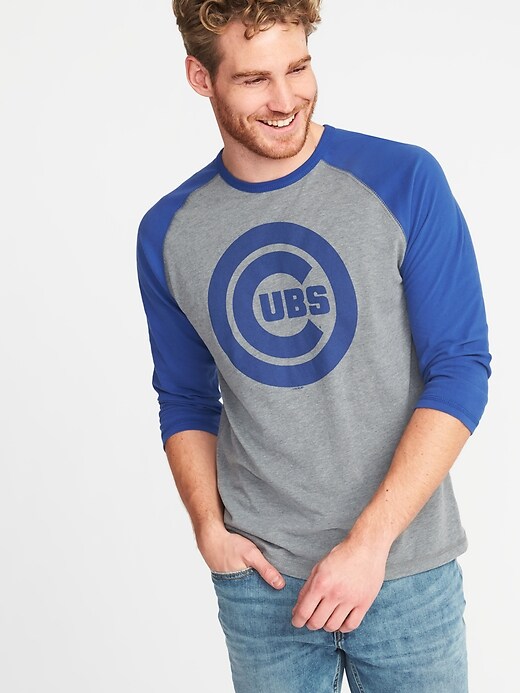 View large product image 1 of 1. MLB&#174 Team Raglan-Sleeve Tee for Men