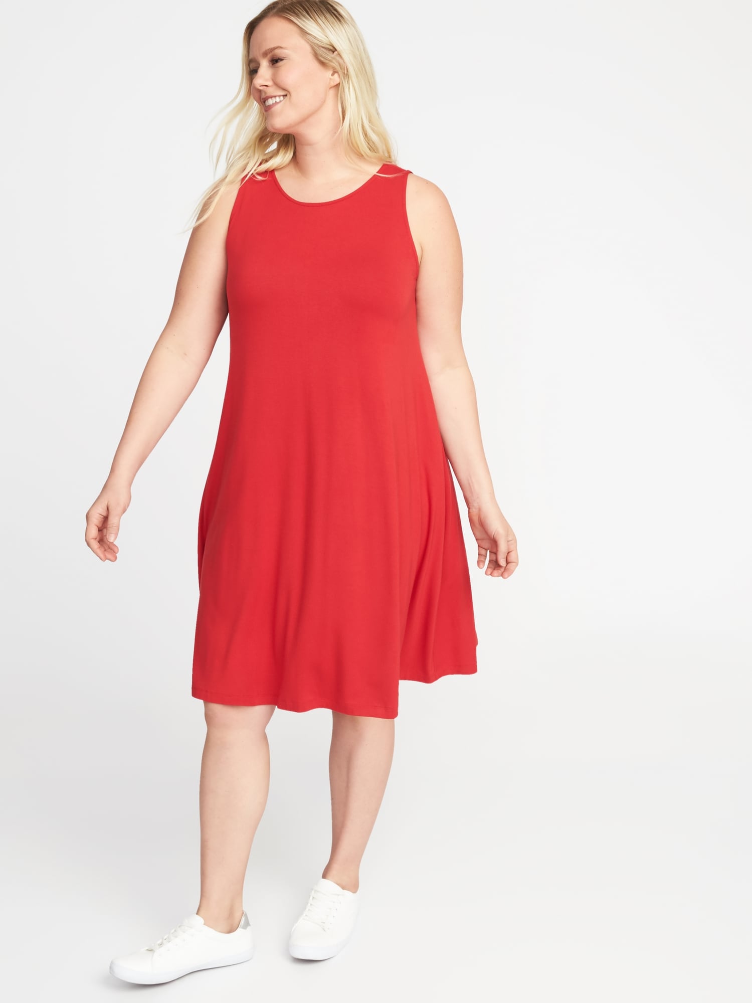 Sleeveless Plus Size Jersey Knit Swing Dress Old Navy 8944