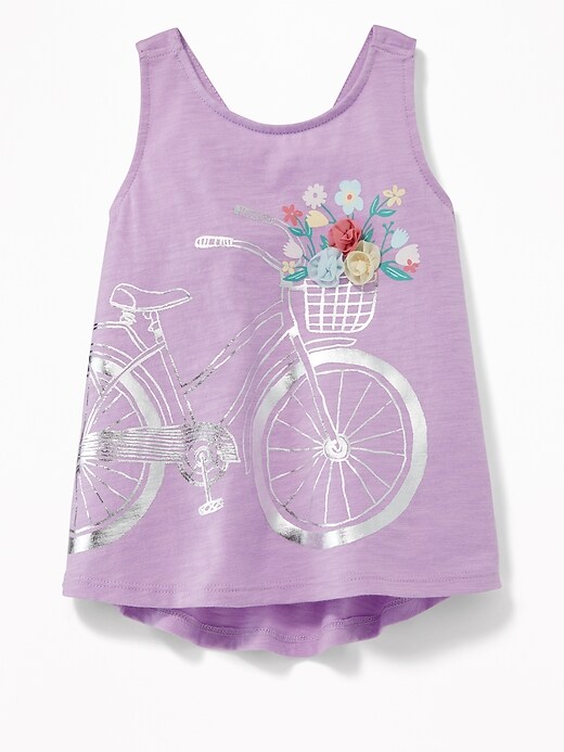 View large product image 1 of 2. Graphic Swing Tank for Toddler Girls