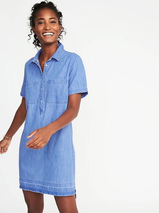 Buy Blue Shirts for Women by GAP Online | Ajio.com