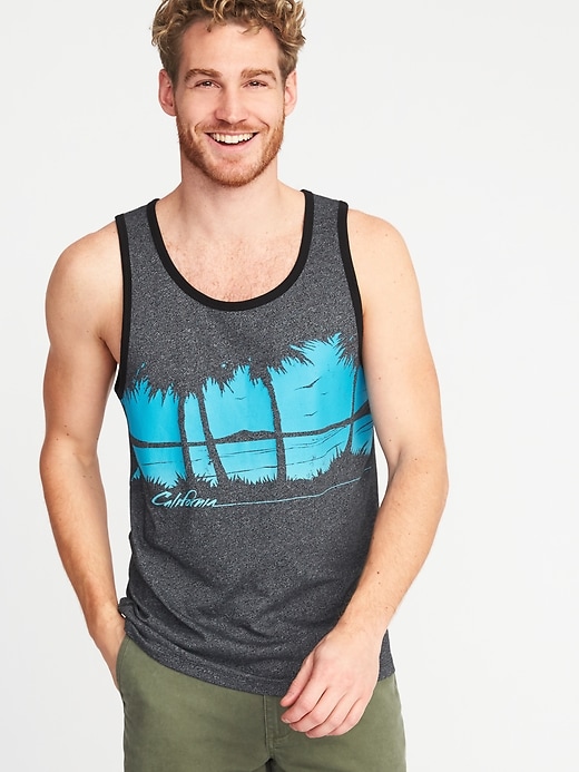 Image number 1 showing, Graphic Soft-Washed Tank