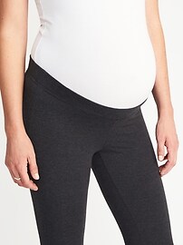 View large product image 3 of 3. Maternity Front Low-Panel Leggings