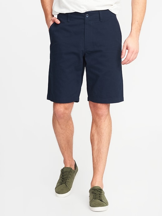 View large product image 1 of 1. Lived-In Khaki Shorts - 10-inch inseam