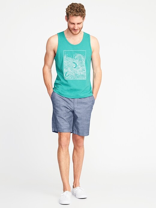 Image number 3 showing, Soft-Washed Graphic Tank