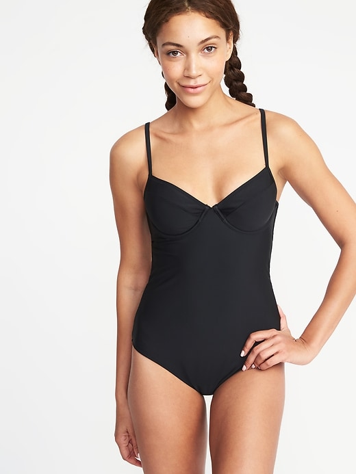 View large product image 1 of 1. Underwire Swimsuit for Women