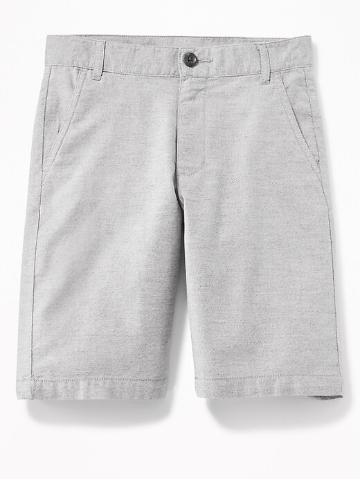 View large product image 1 of 3. Straight Built-In Flex Flat-Front Shorts For Boys