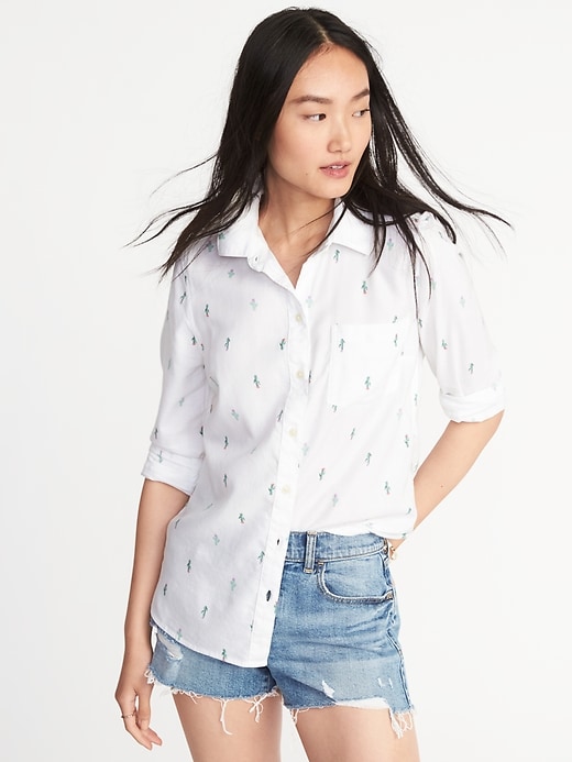View large product image 1 of 1. Relaxed Classic Shirt for Women