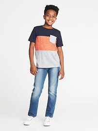 View large product image 3 of 3. Color-Blocked Pocket Tee For Boys