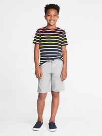 View large product image 3 of 3. Straight Built-In Flex Flat-Front Shorts For Boys