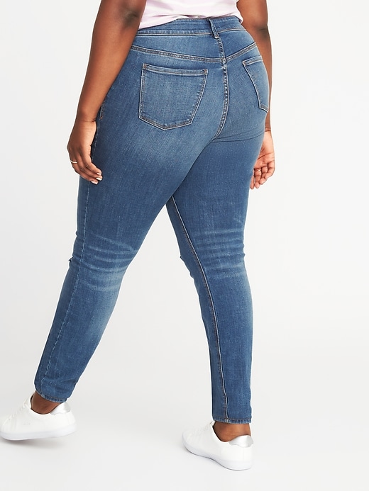 Image number 2 showing, High-Rise Secret-Slim Pockets + Waistband Plus-Size Rockstar Jeans
