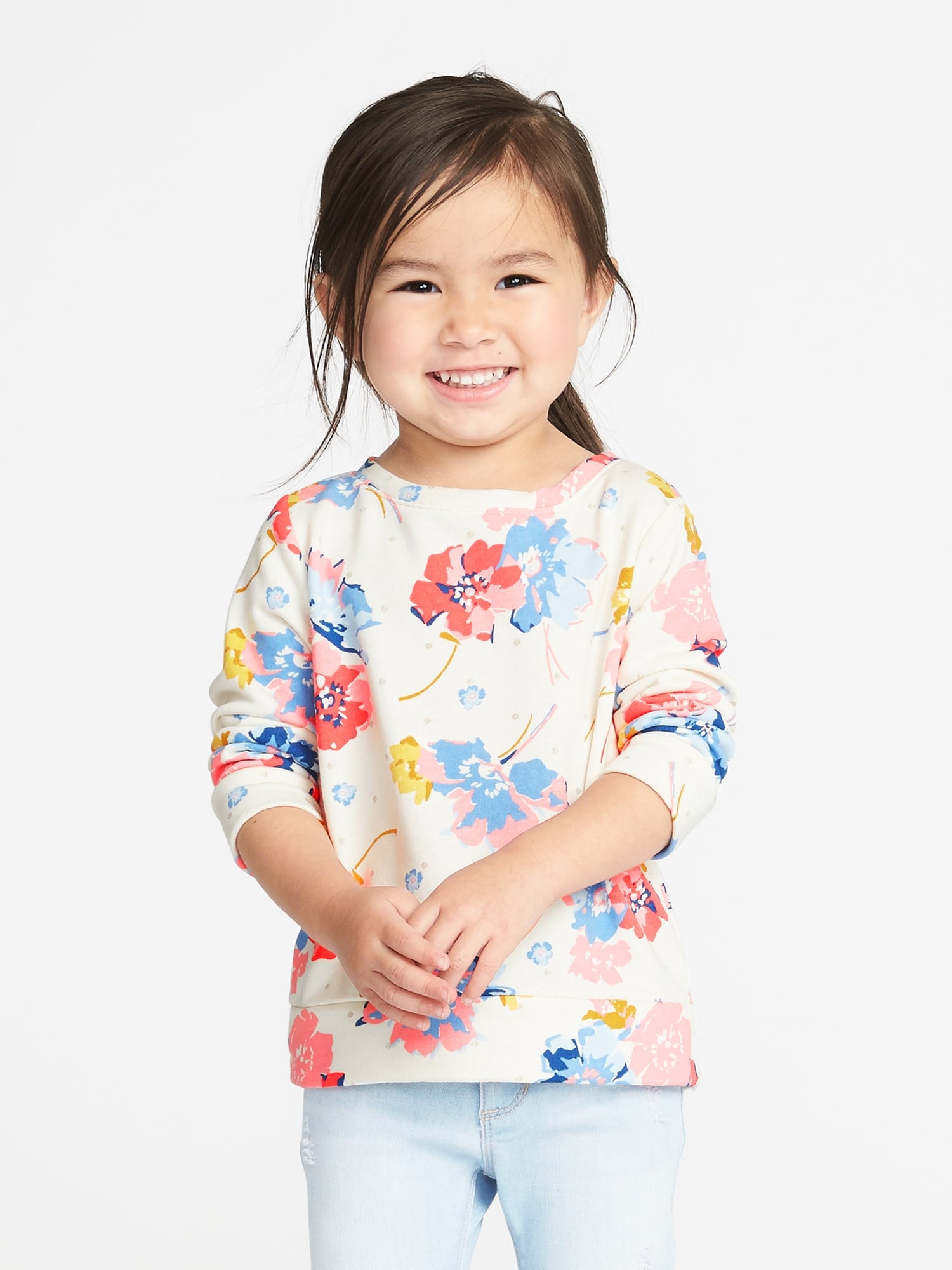Graphic French Terry Sweatshirt for Toddler Girls | Old Navy