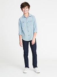 View large product image 3 of 3. Classic Double-Pocket Shirt For Boys