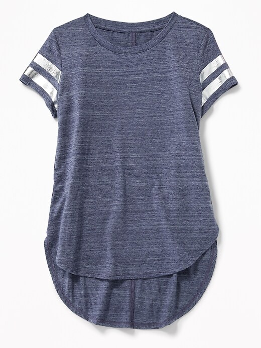 View large product image 1 of 1. Team-Style Tulip-Hem Tunic for Girls