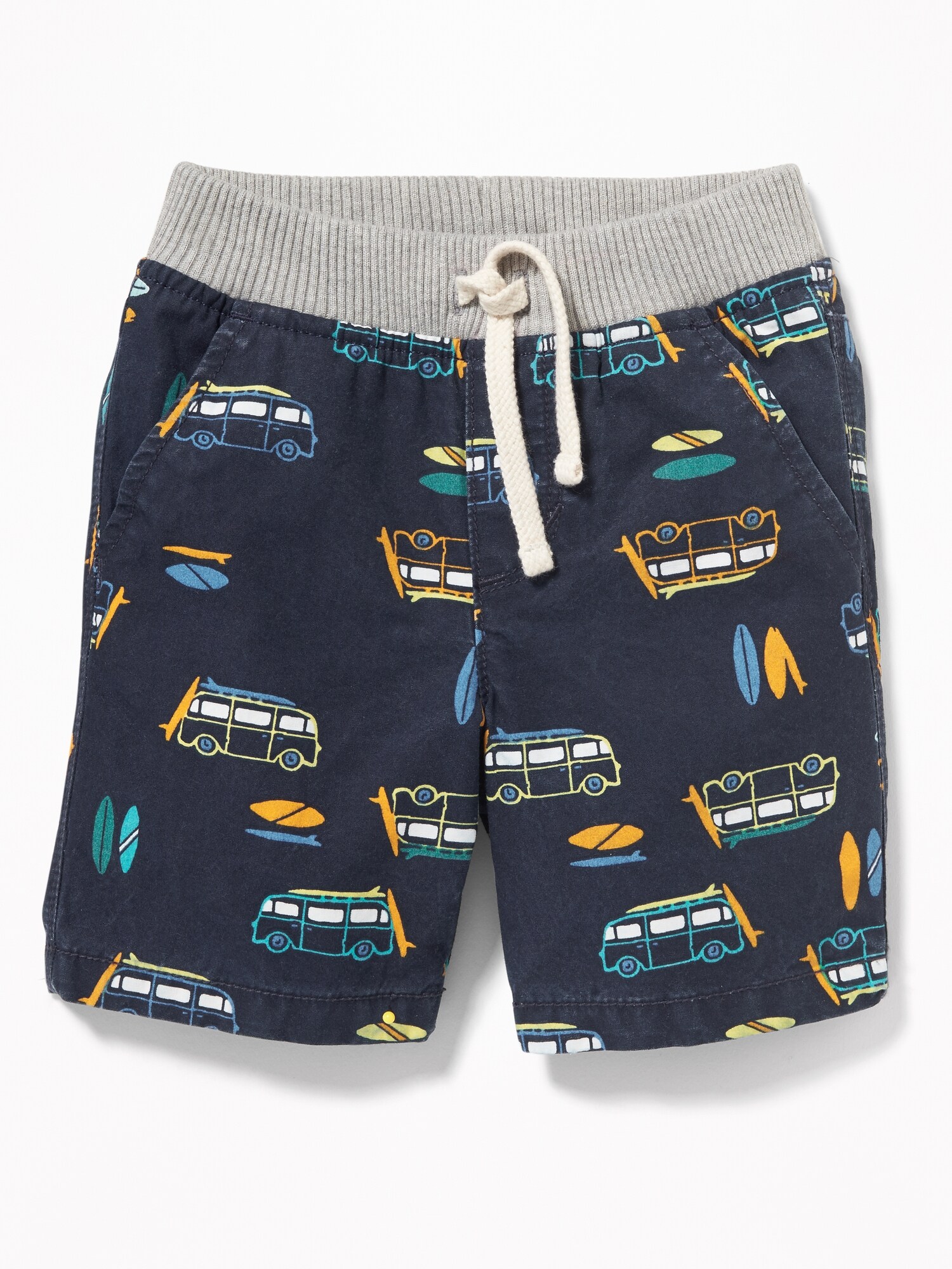 Rib-Knit Waist Canvas Shorts for Toddler Boys | Old Navy