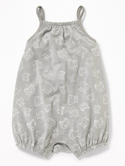 View large product image 1 of 2. Printed Jersey Bubble One-Piece For Baby