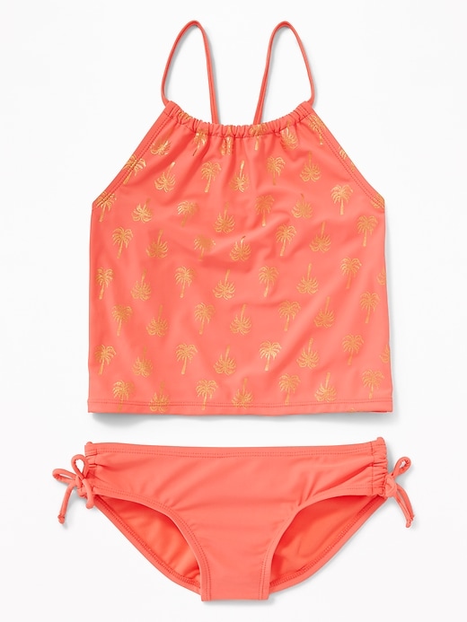 Ruched Side-Tie Tankini for Girls | Old Navy