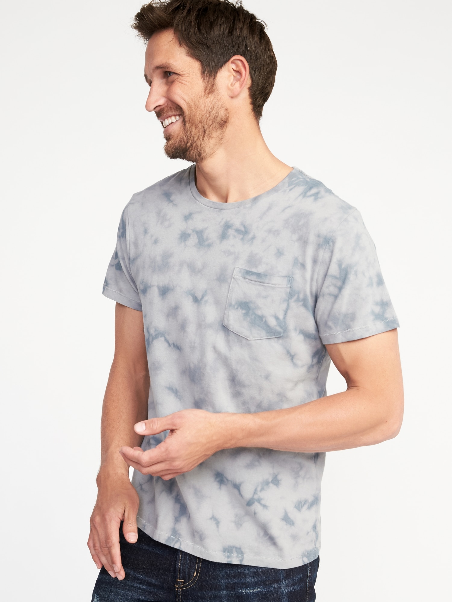 Tie-Dye Pocket Tee | Old Navy