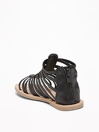 View large product image 3 of 4. Gladiator Sandals for Toddler Girls