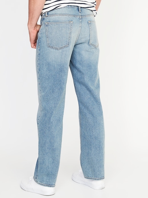 View large product image 2 of 2. Loose Rigid Jeans