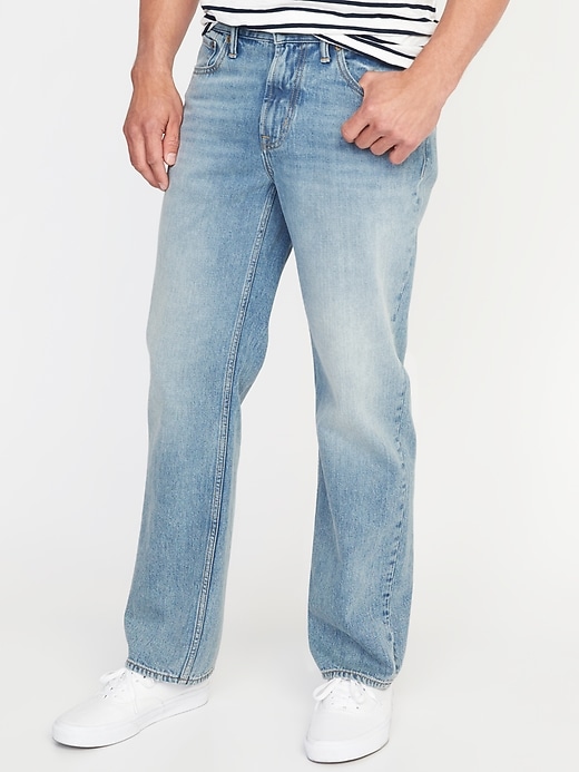 old navy loose flex jeans