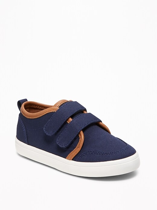 Secure-Strap Canvas Sneakers for Toddler Boys | Old Navy