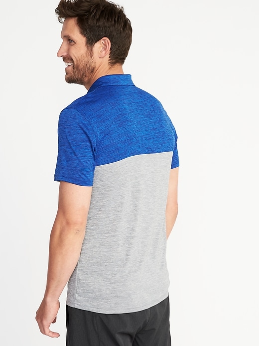 Image number 2 showing, Go-Dry Color-Block Performance Polo
