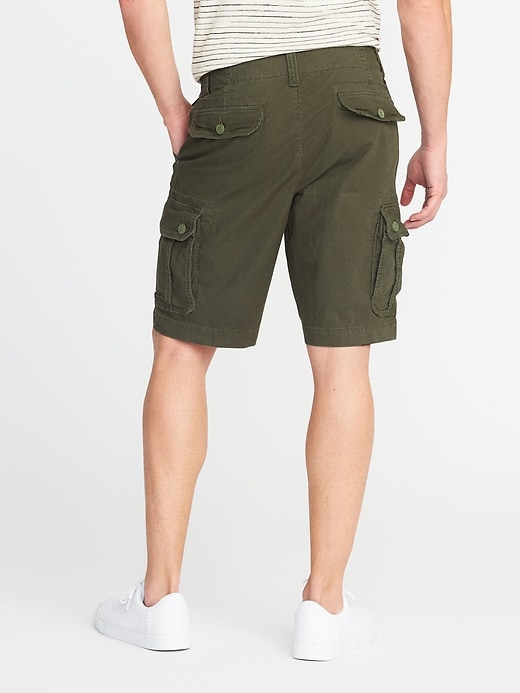 View large product image 2 of 2. Lived-In Built-In Flex Ripstop Cargo Shorts - 10-inch inseam