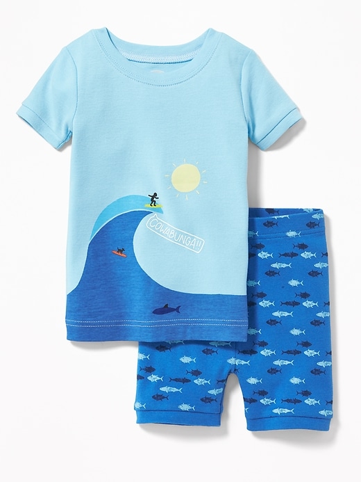 View large product image 1 of 1. "Cowabunga" Sleep Set for Toddler Boys & Baby