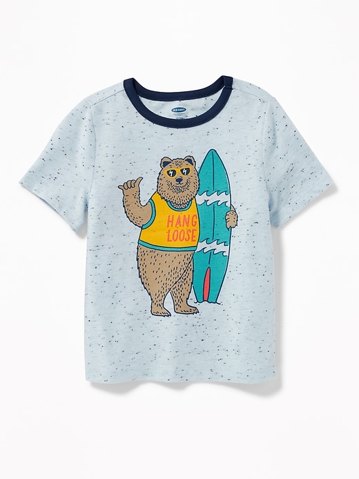 View large product image 1 of 2. "Hang Loose" Surfer Bear for Toddler Boys