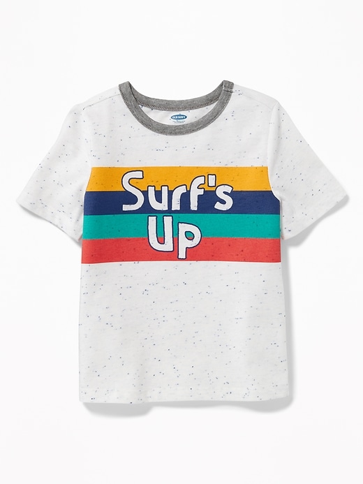View large product image 1 of 2. "Surf's Up" Graphic Tee for Toddler Boys