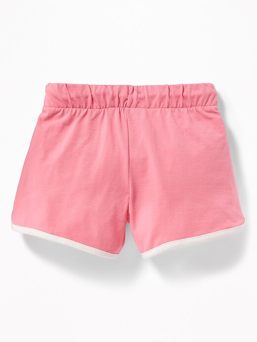View large product image 2 of 2. Relaxed Dolphin-Hem Shorts for Girls