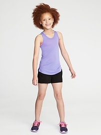 View large product image 3 of 3. Lightweight All-Day Performance Shorts For Girls