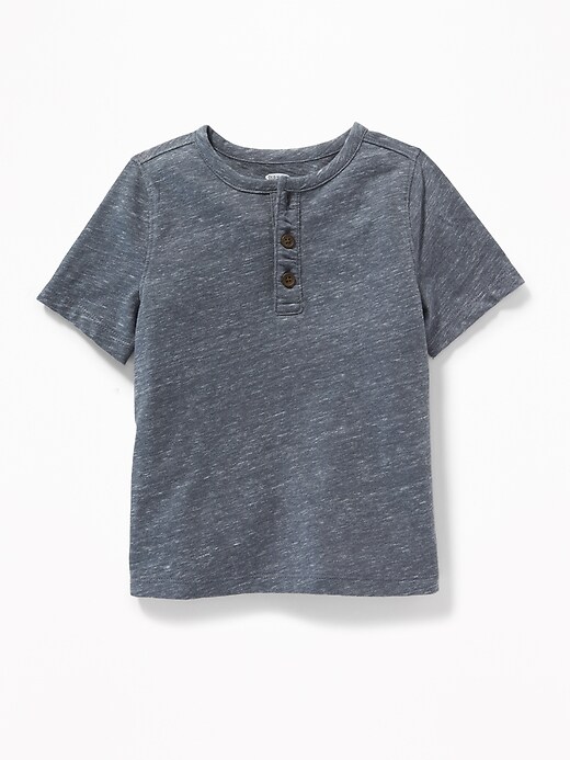View large product image 1 of 2. Slub-Knit Henley for Toddler Boys