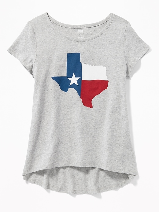 View large product image 1 of 1. Texas Graphic Tee For Girls