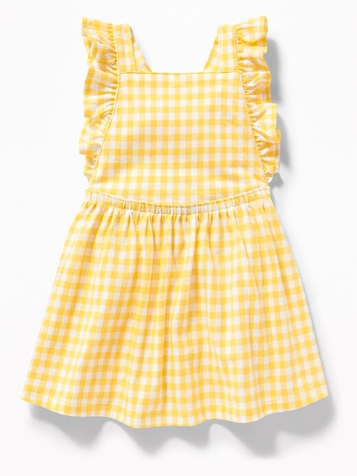 View large product image 1 of 2. Printed Jersey Apron Dress for Baby